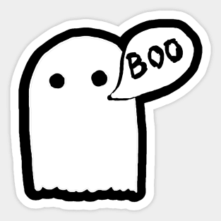 boo ghost Sticker